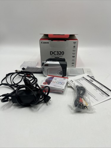 Canon dc320 argento lcd dvd - canon,