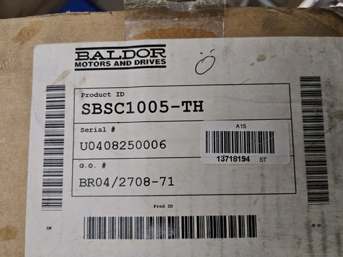 Baldor asr32020a sbsc1005 - asr32020a, sbsc1005-th
